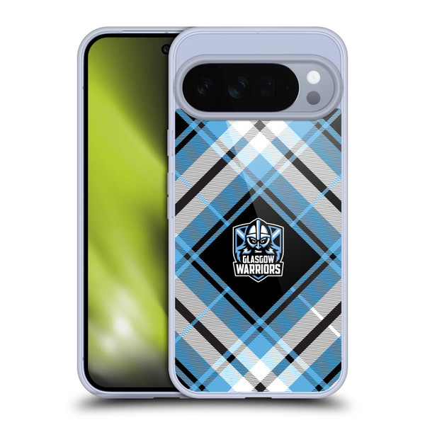 Glasgow Warriors Logo 2 Diagonal Tartan Soft Gel Case for Google Pixel 10 Pro XL