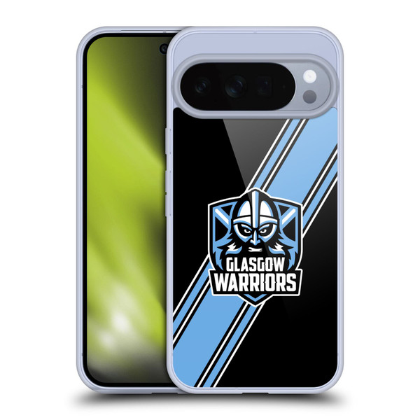 Glasgow Warriors Logo 2 Diagonal Stripes Soft Gel Case for Google Pixel 10 Pro XL