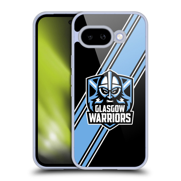 Glasgow Warriors Logo 2 Diagonal Stripes Soft Gel Case for Google Pixel 9A