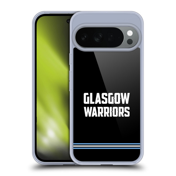 Glasgow Warriors Logo Text Type Black Soft Gel Case for Google Pixel 10