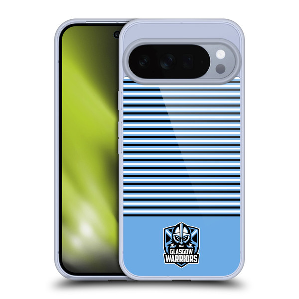 Glasgow Warriors Logo Stripes Blue 2 Soft Gel Case for Google Pixel 10 Pro XL