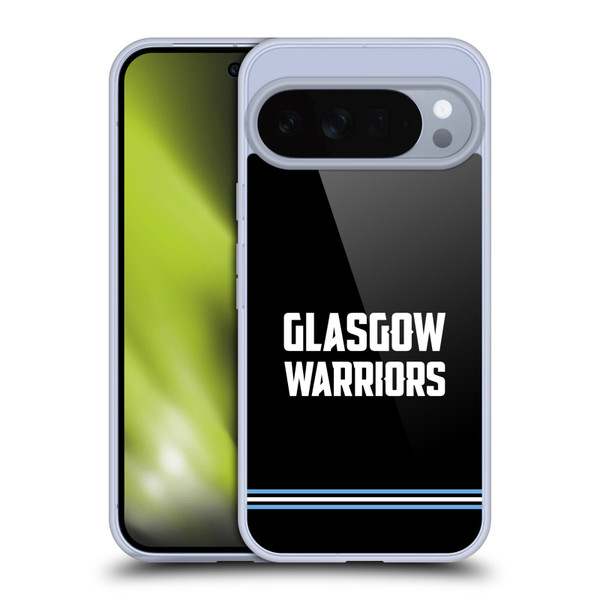 Glasgow Warriors Logo Text Type Black Soft Gel Case for Google Pixel 10 Pro XL