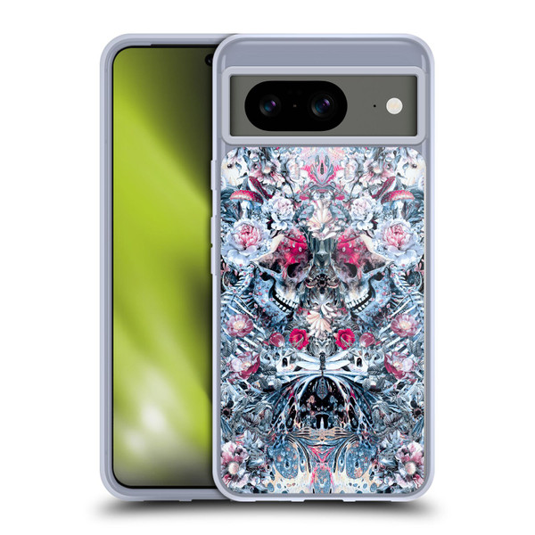 Riza Peker Skulls 9 Twin Skull Soft Gel Case for Google Pixel 8