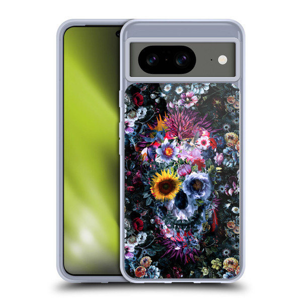 Riza Peker Skulls 9 Skull Soft Gel Case for Google Pixel 8