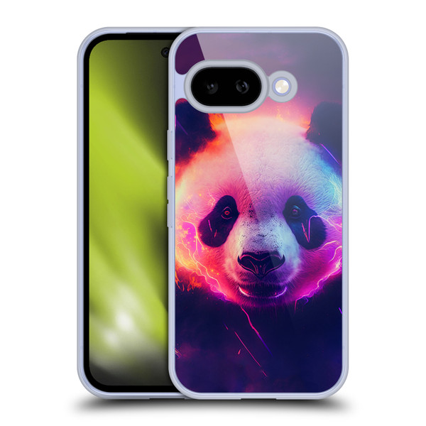 Wumples Cosmic Animals Panda Soft Gel Case for Google Pixel 9A