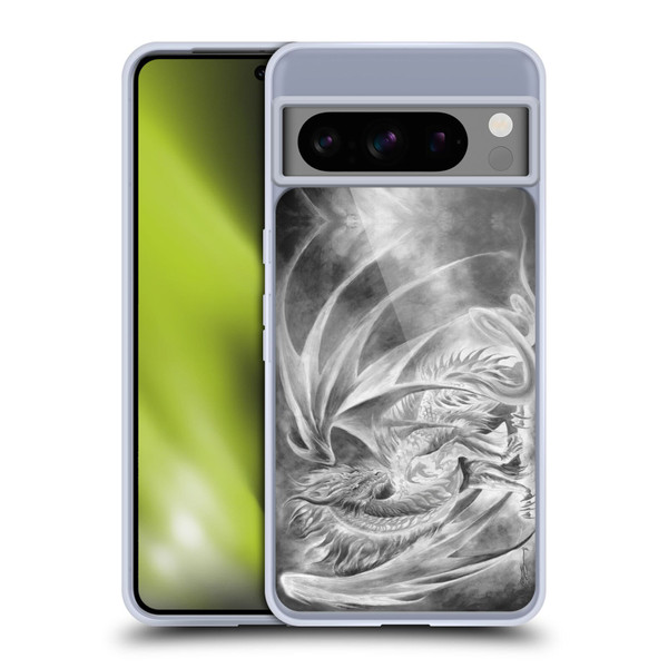 Ruth Thompson Dragons Silver Ice Soft Gel Case for Google Pixel 8 Pro