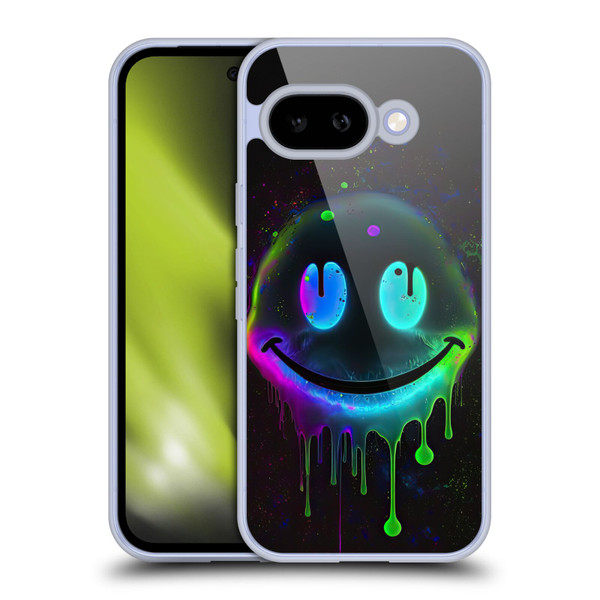 Wumples Cosmic Arts Drip Smiley Soft Gel Case for Google Pixel 9A