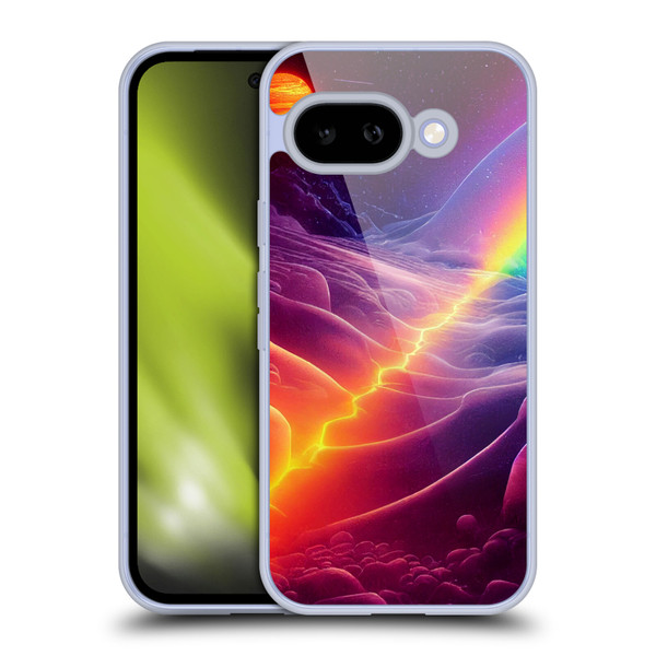 Wumples Cosmic Universe A Chasm On A Distant Moon Soft Gel Case for Google Pixel 9A