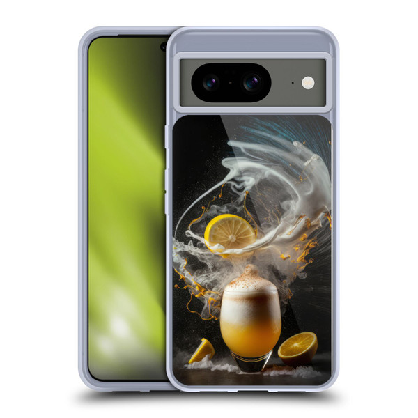 Spacescapes Cocktails Explosive Elixir, Whisky Sour Soft Gel Case for Google Pixel 8