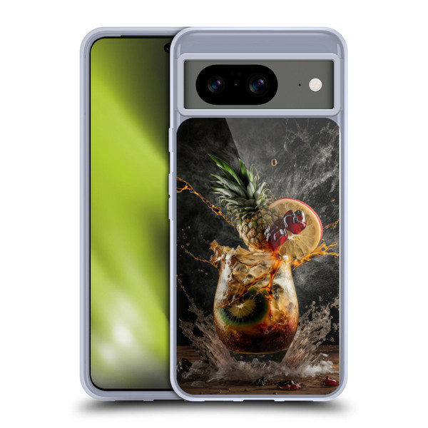 Spacescapes Cocktails Exploding Mai Tai Soft Gel Case for Google Pixel 8