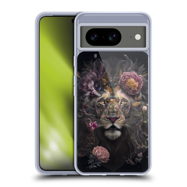 Spacescapes Floral Lions Pride Soft Gel Case for Google Pixel 8
