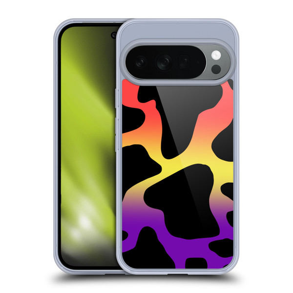 Grace Illustration Cow Prints Sunset Soft Gel Case for Google Pixel 10