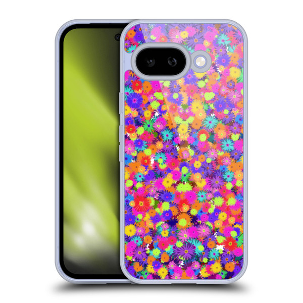 Grace Illustration Lovely Floral Daisies Soft Gel Case for Google Pixel 9A