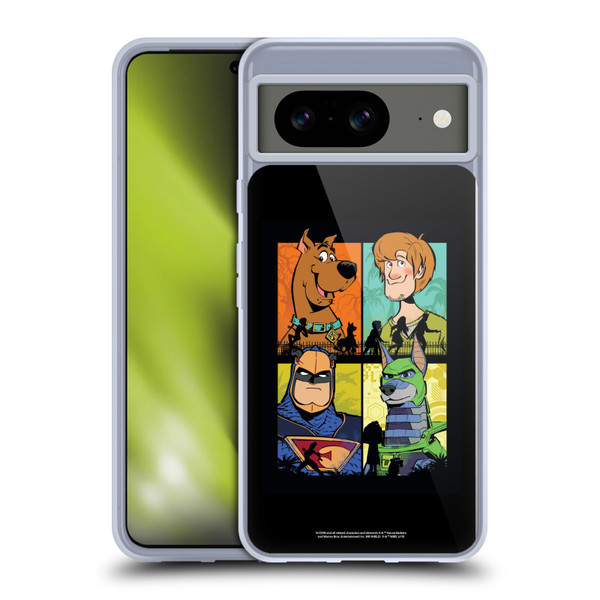 Scoob! Scooby-Doo Movie Graphics Scoob And Falcon Force Soft Gel Case for Google Pixel 8