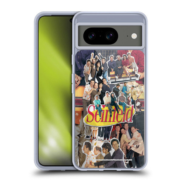 Seinfeld Graphics Collage Soft Gel Case for Google Pixel 8