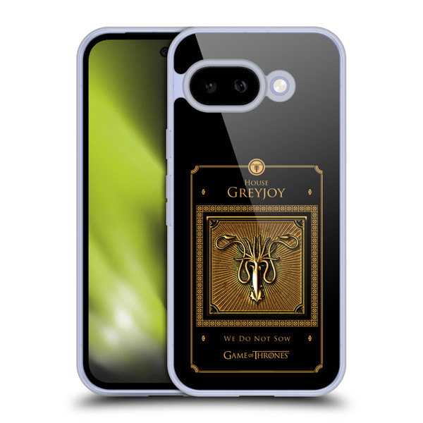 HBO Game of Thrones Golden Sigils Greyjoy Border Soft Gel Case for Google Pixel 9A