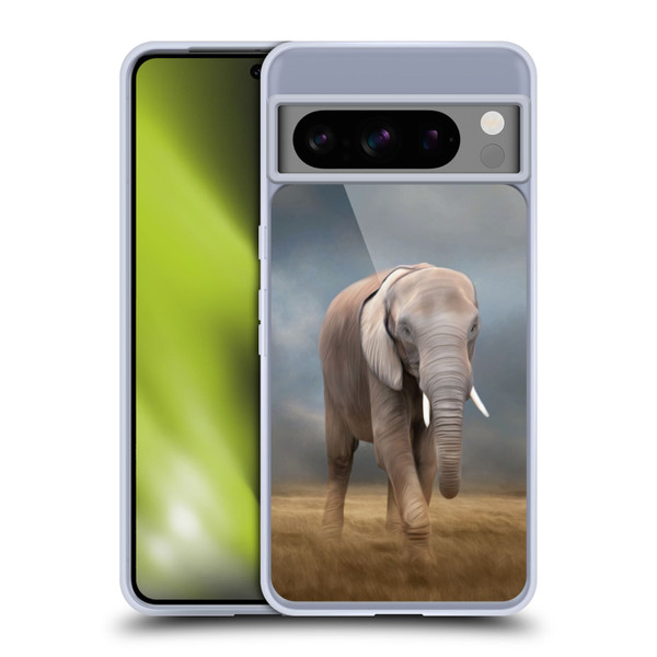 Simone Gatterwe Assorted Designs Elephant Tour Soft Gel Case for Google Pixel 8 Pro