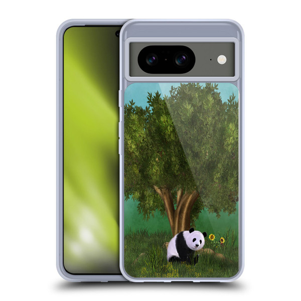 Simone Gatterwe Animals Cute Panda Soft Gel Case for Google Pixel 8