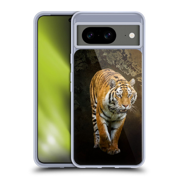 Simone Gatterwe Animals Siberian Tiger Soft Gel Case for Google Pixel 8