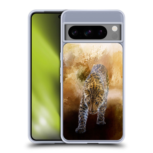 Simone Gatterwe Animals Russian Amur Leopard Soft Gel Case for Google Pixel 8 Pro