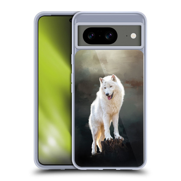 Simone Gatterwe Animals 2 Arctic Wolf Soft Gel Case for Google Pixel 8