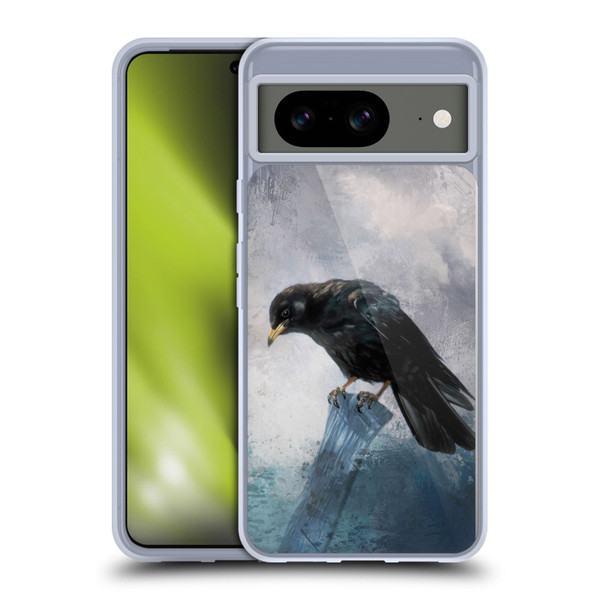 Simone Gatterwe Animals 2 Black Crow Soft Gel Case for Google Pixel 8