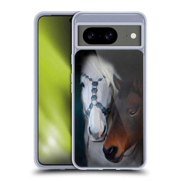 Simone Gatterwe Animals 3 Painted Horse Soft Gel Case for Google Pixel 8