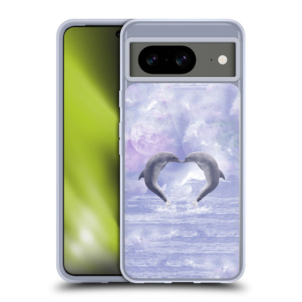Simone Gatterwe Dolphins Kisses Soft Gel Case for Google Pixel 8