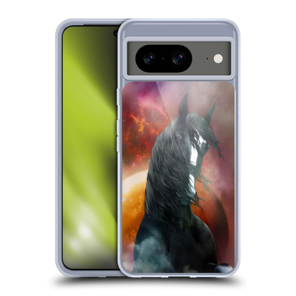 Simone Gatterwe Horses Fantasy Shire Soft Gel Case for Google Pixel 8