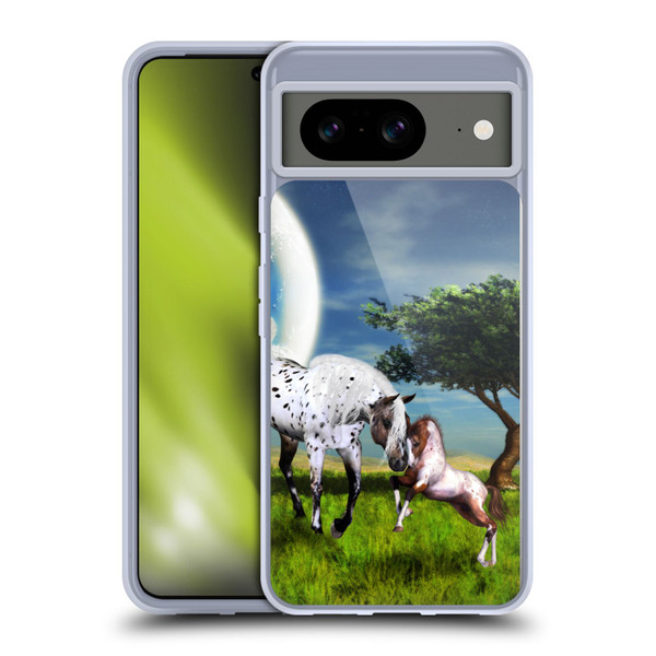 Simone Gatterwe Horses Love Forever Soft Gel Case for Google Pixel 8