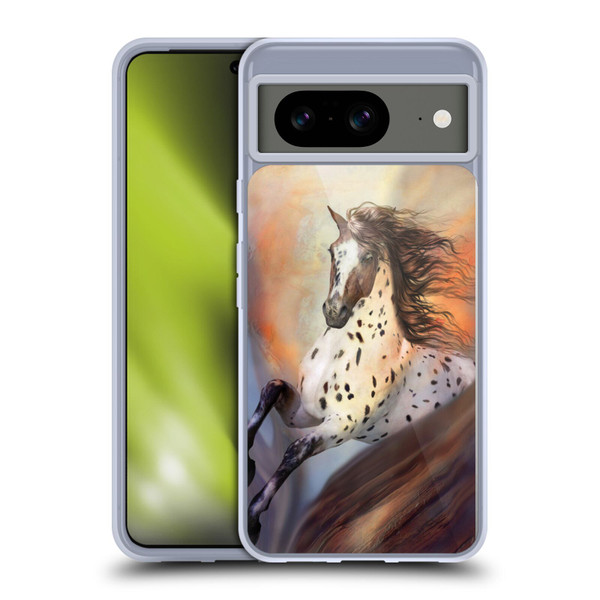 Simone Gatterwe Horses Wild 2 Soft Gel Case for Google Pixel 8
