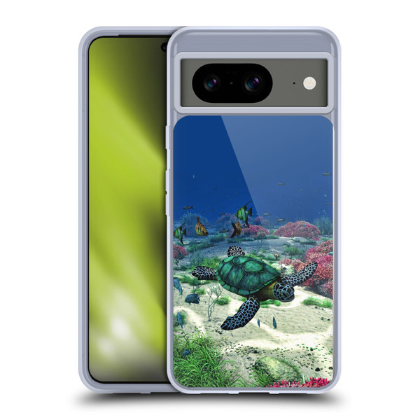 Simone Gatterwe Life In Sea Turtle Soft Gel Case for Google Pixel 8