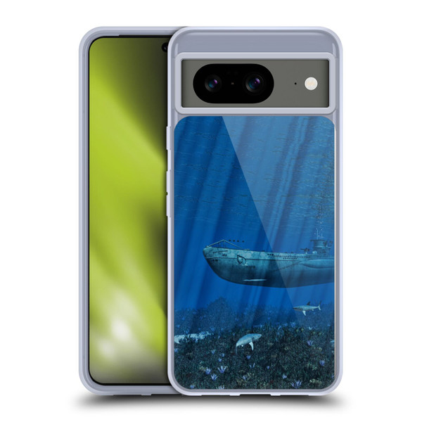Simone Gatterwe Life In Sea U99 Submarine Soft Gel Case for Google Pixel 8