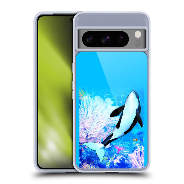 Simone Gatterwe Life In Sea Orca Soft Gel Case for Google Pixel 8 Pro