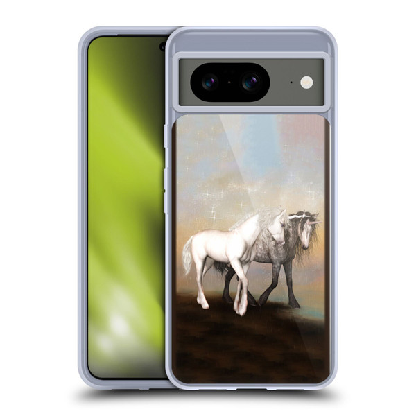 Simone Gatterwe Pegasus And Unicorns Lovers Soft Gel Case for Google Pixel 8