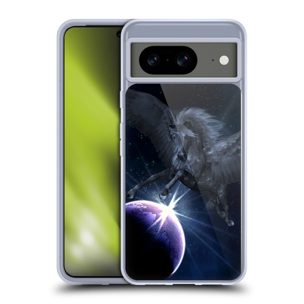Simone Gatterwe Pegasus And Unicorns Pegasus Soft Gel Case for Google Pixel 8
