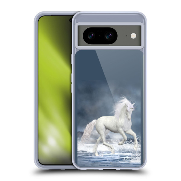 Simone Gatterwe Pegasus And Unicorns Playing Soft Gel Case for Google Pixel 8