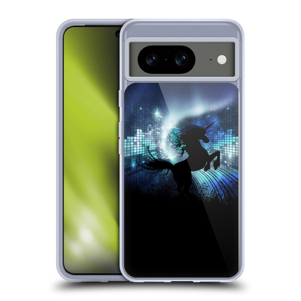 Simone Gatterwe Pegasus And Unicorns Silhouette Soft Gel Case for Google Pixel 8