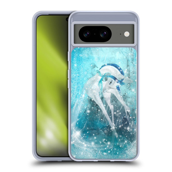 Simone Gatterwe Pegasus And Unicorns Sowflakes Soft Gel Case for Google Pixel 8