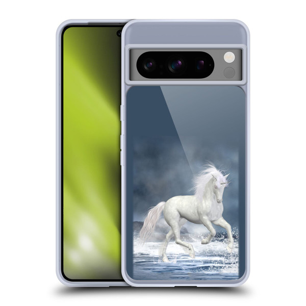 Simone Gatterwe Pegasus And Unicorns Playing Soft Gel Case for Google Pixel 8 Pro
