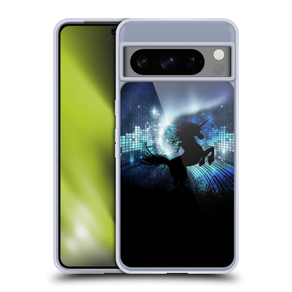 Simone Gatterwe Pegasus And Unicorns Silhouette Soft Gel Case for Google Pixel 8 Pro