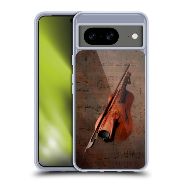 Simone Gatterwe Vintage And Steampunk Violin Soft Gel Case for Google Pixel 8
