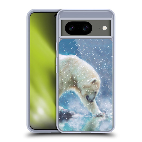 Simone Gatterwe Wildlife Snow Soft Gel Case for Google Pixel 8