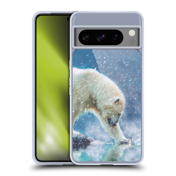 Simone Gatterwe Wildlife Snow Soft Gel Case for Google Pixel 8 Pro