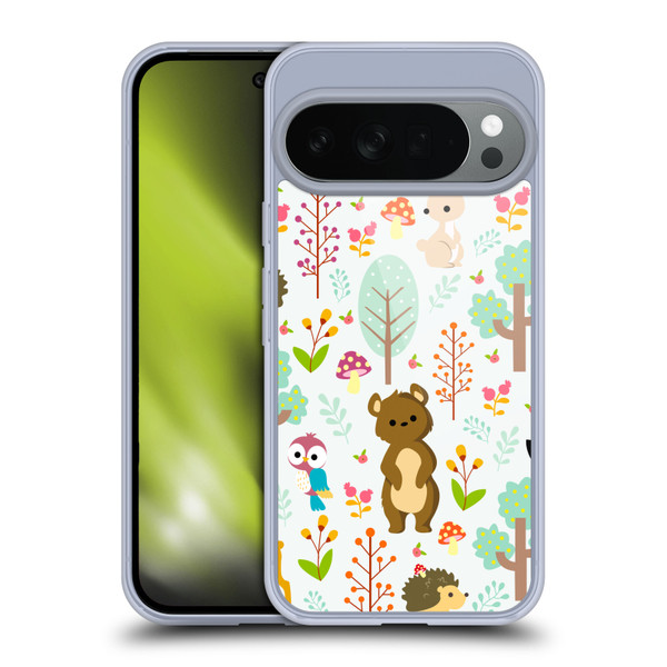 Haroulita Forest Adorable Bear Soft Gel Case for Google Pixel 10