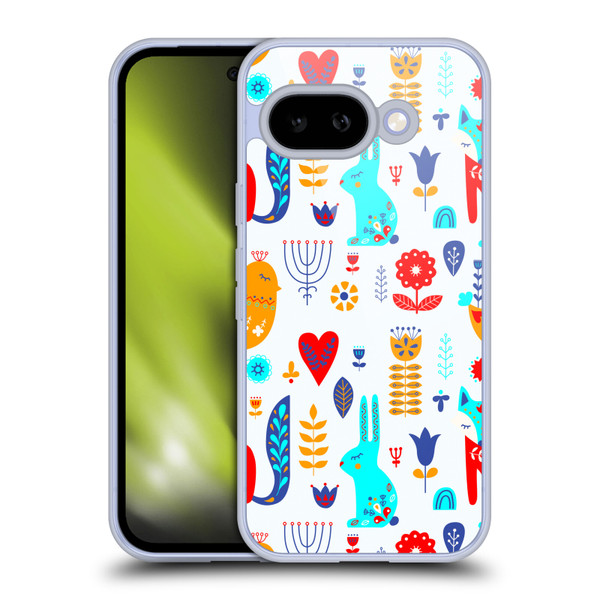 Haroulita Forest Bunny And Fox Soft Gel Case for Google Pixel 9A