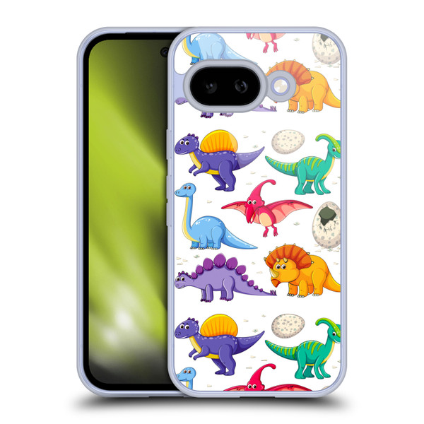 Haroulita Forest Dinosaurs Soft Gel Case for Google Pixel 9A