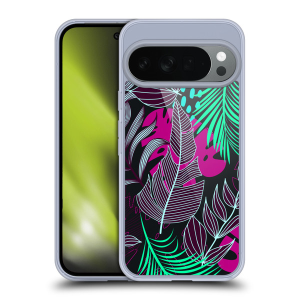 Haroulita Leaves 2 Magenta Soft Gel Case for Google Pixel 10