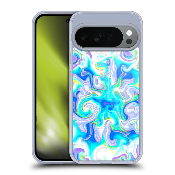 Haroulita Liquid Marble Aquatic Soft Gel Case for Google Pixel 10