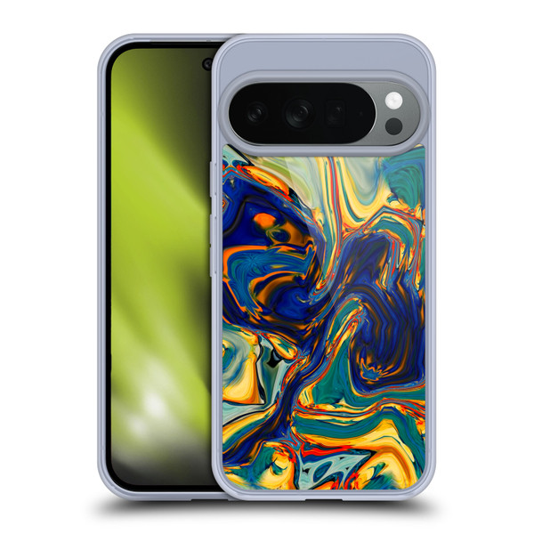 Haroulita Liquid Marble Sunset Soft Gel Case for Google Pixel 10